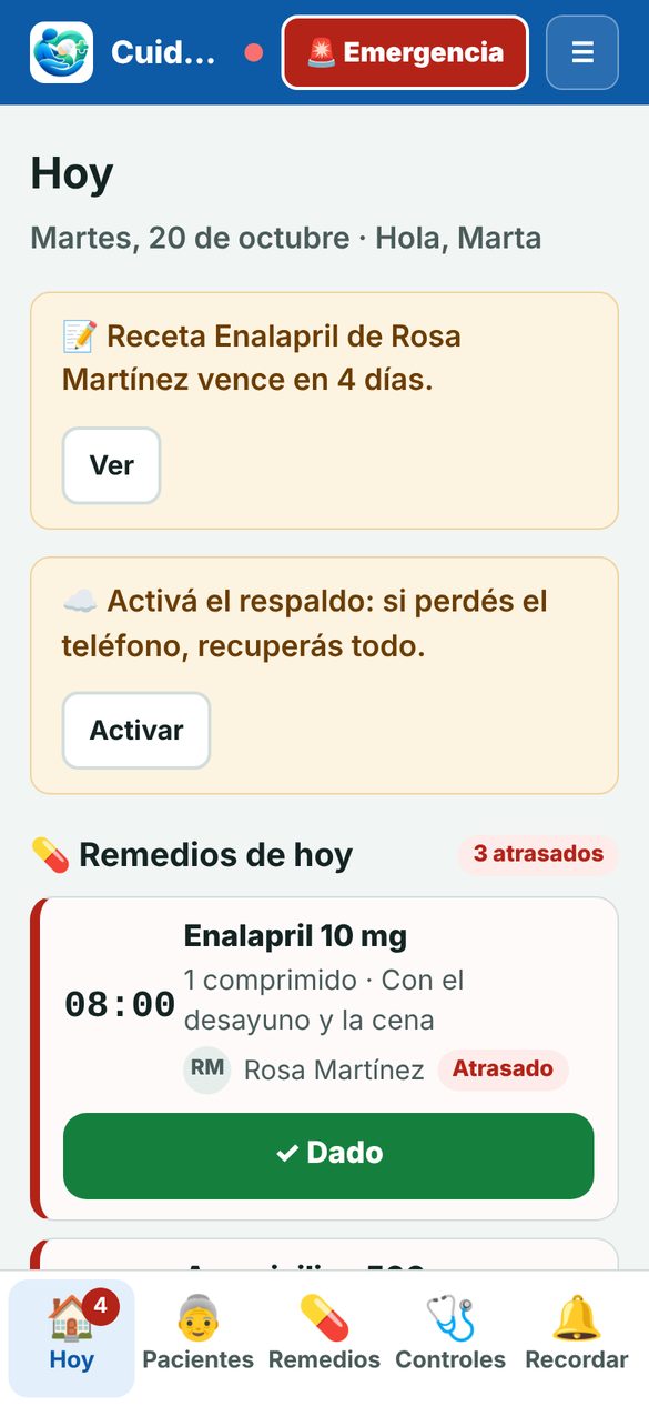 Lo de hoy, por hora